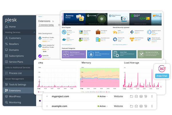 Plesk License Dashboard